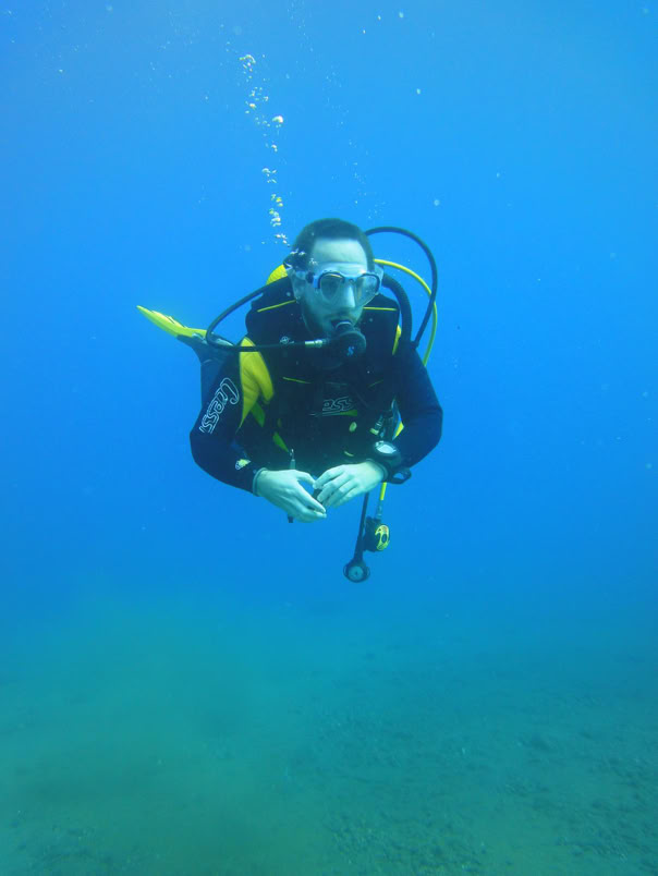 Ricardo scuba diving