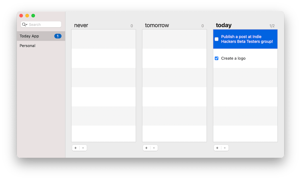 Today screenshot